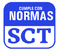 Cumple con Normas SCT - Certificación oficial